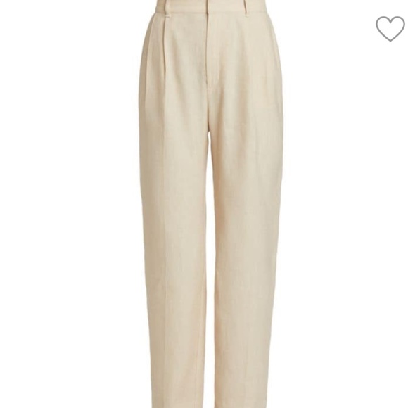 Cinq à Sept Arlene Linen-Cotton Straight Pants - Picture 3 of 4